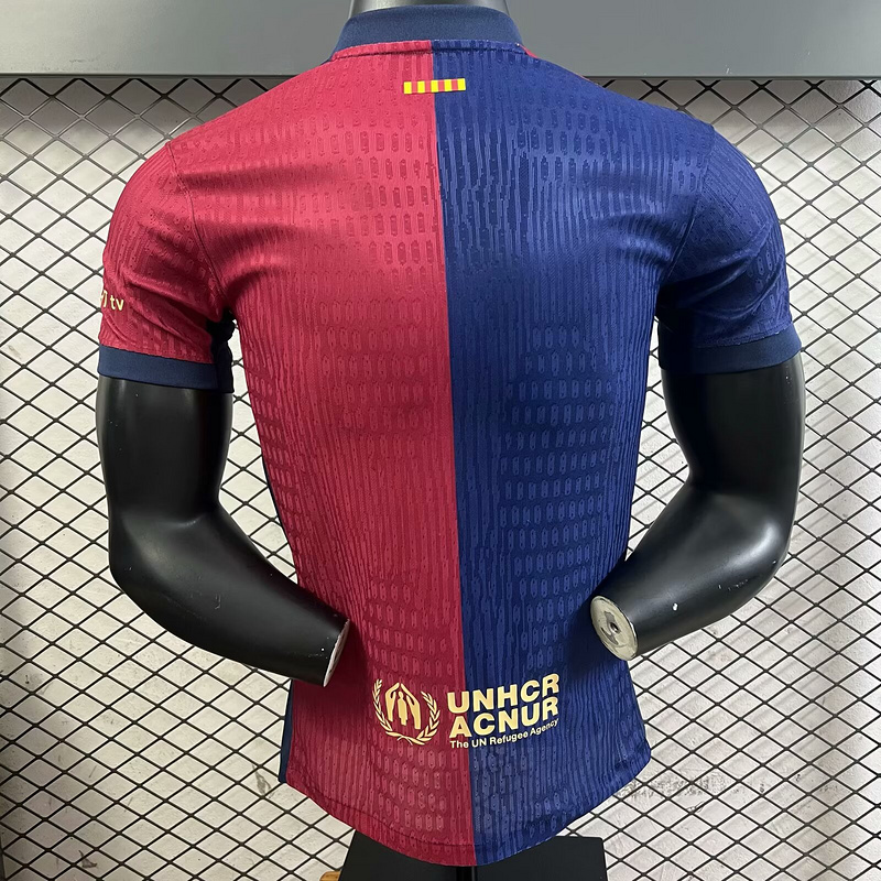 Authentic Soccer Jersey Barcelona Home x Travis Scott Shirt 2024/25