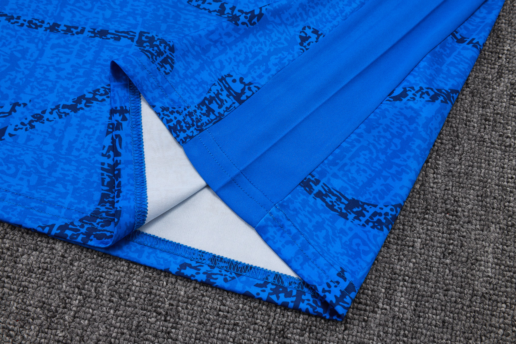 France Sleeveless Training Kit Blue 2025