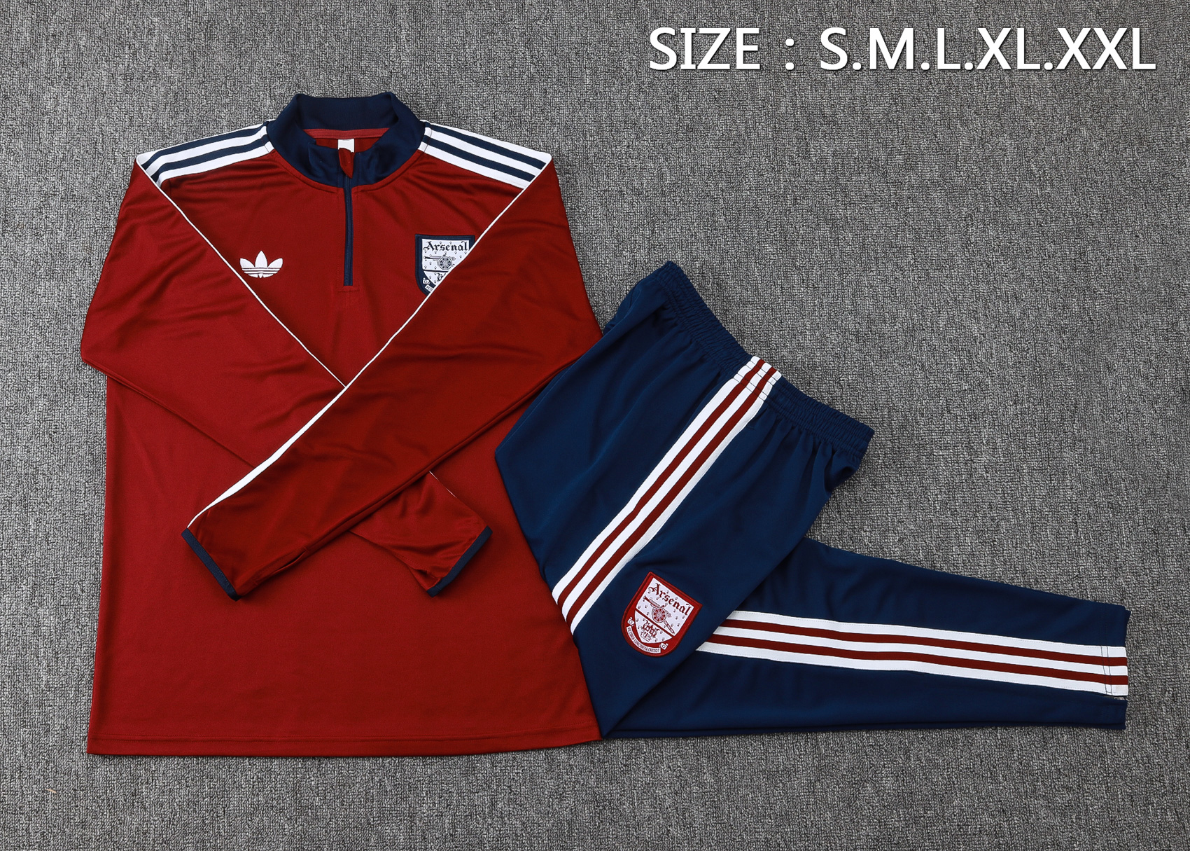 Arsenal Training Kit (Sweatshirt+Pants) Red 2025/26