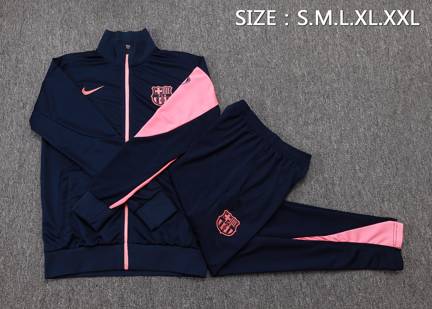 Barcelona Training Kit (Jacket+Pants) Cyan 2025/26