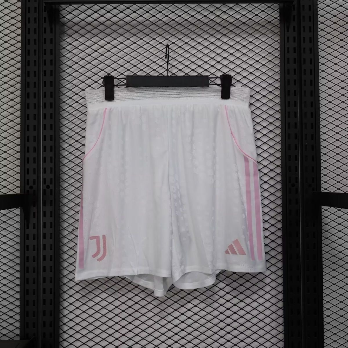 Juventus Authentic Soccer Jersey Pink & White Shorts 2025/26