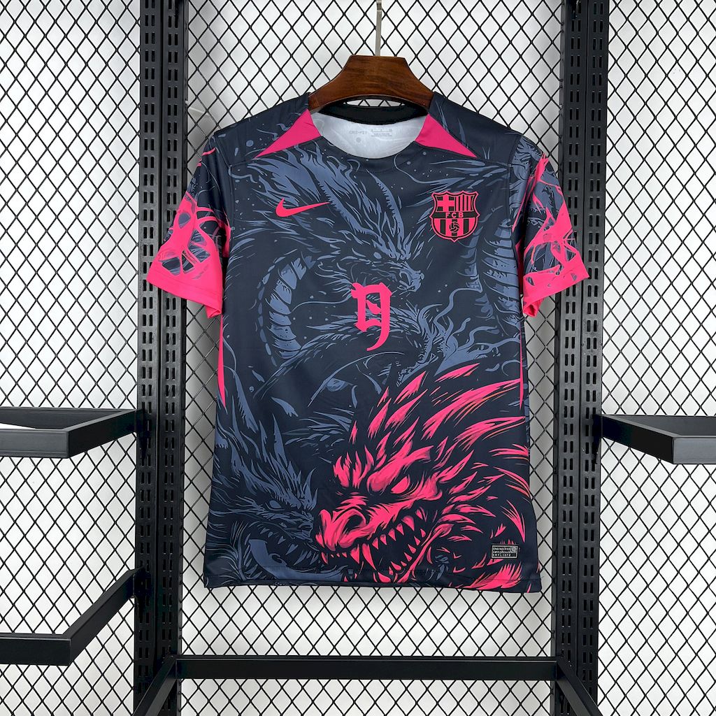Barcelona Soccer Jersey Dragon Special Edition Custom Shirt 2025/26