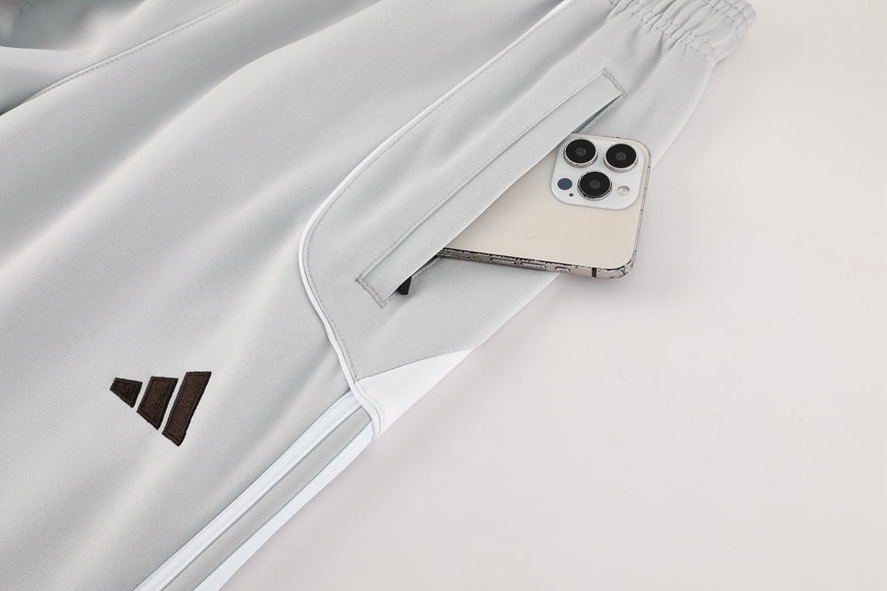 Real Madrid Training Kit (Jacket+Pants) White&Grey 2025/26