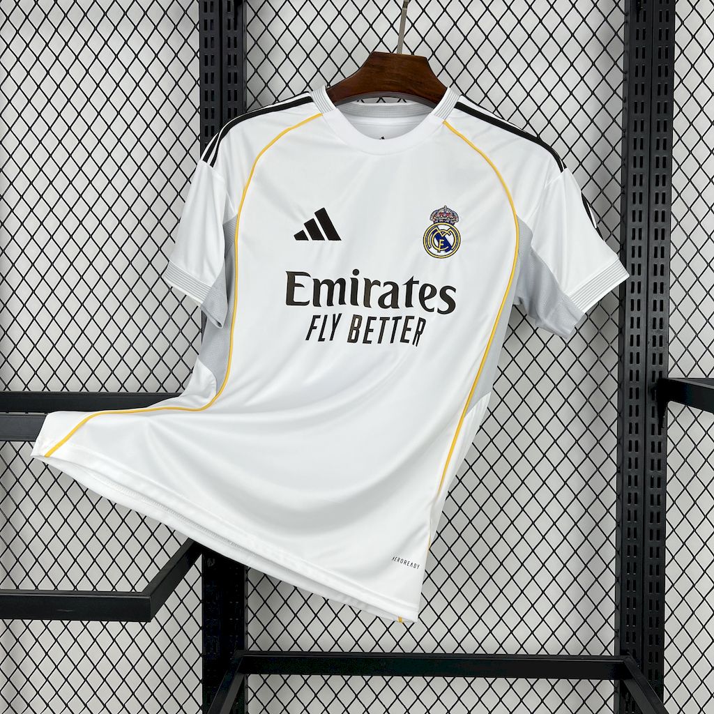 Real Madrid Soccer Jersey Home Custom Shirt 2025/26
