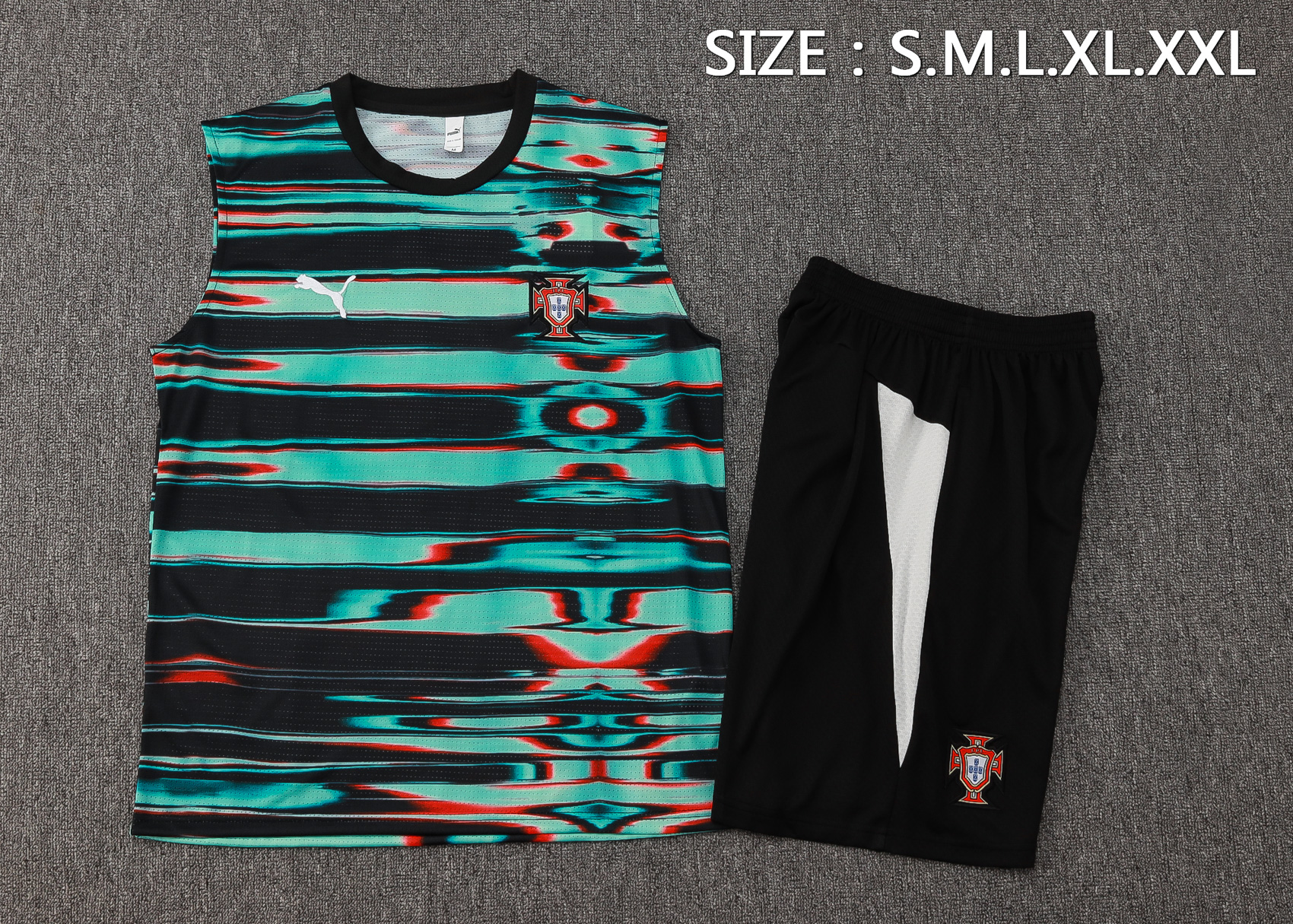 Portugal Sleeveless Training Kit Green 2025