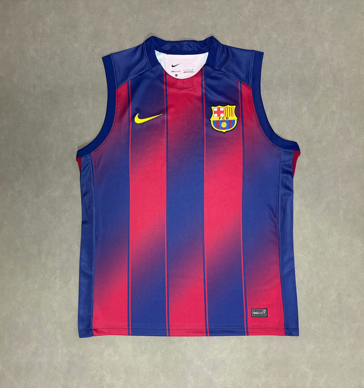 Barcelona Home Soccer Jersey Custom Vest 2025/26