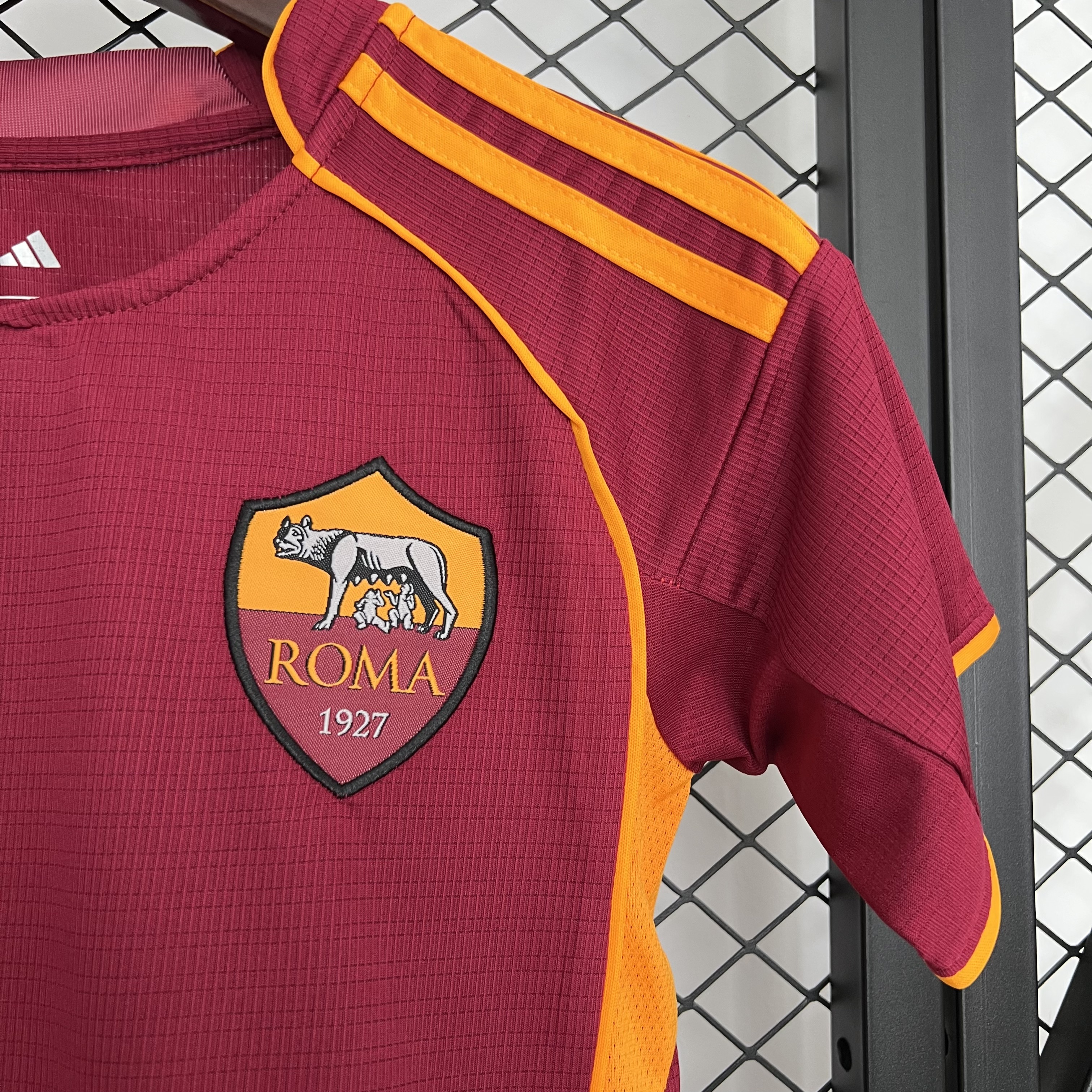 Roma Soccer Jersey Home Kids Kit Jersey+Shorts 2025/26