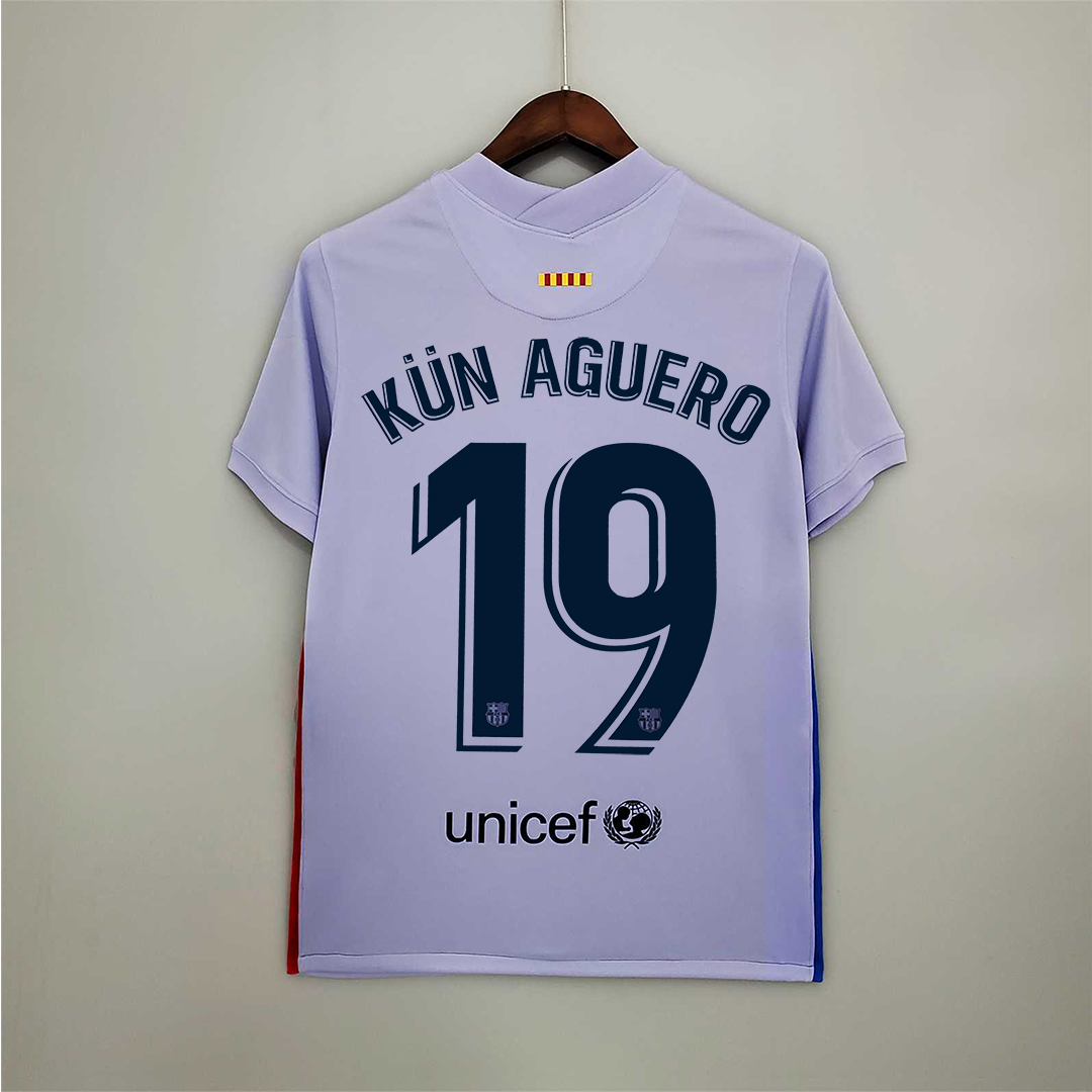 Barcelona Retro Jersey Away Soccer Shirt 2021/22