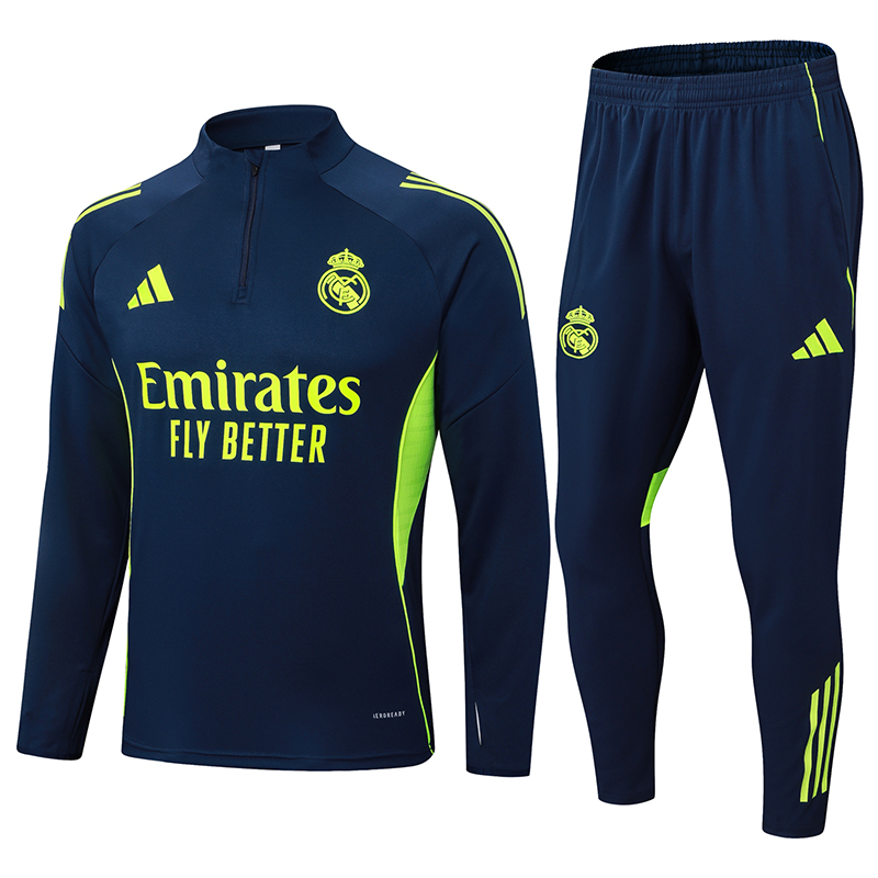 Real Madrid Training Kit (Sweatshirt+Pants) Royalblue 2025/26