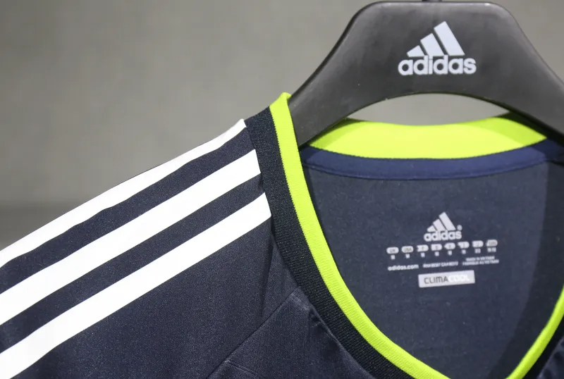 Real Madrid Authentic Retro Jersey Away Long Sleeve Soccer Shirt 2010/11