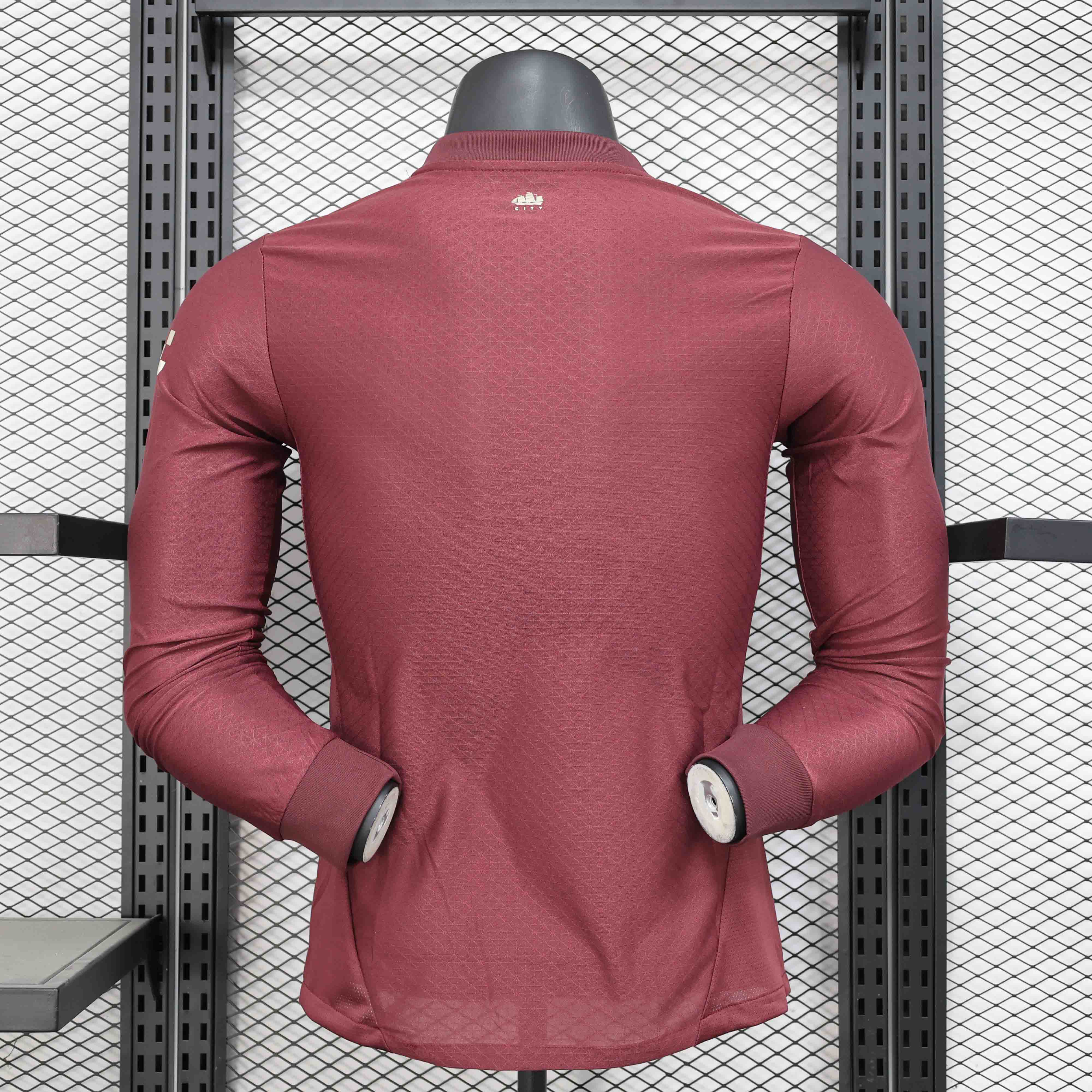 Manchester City Authentic Third Away Long Sleeve Football Jersey Shirt 2024/25