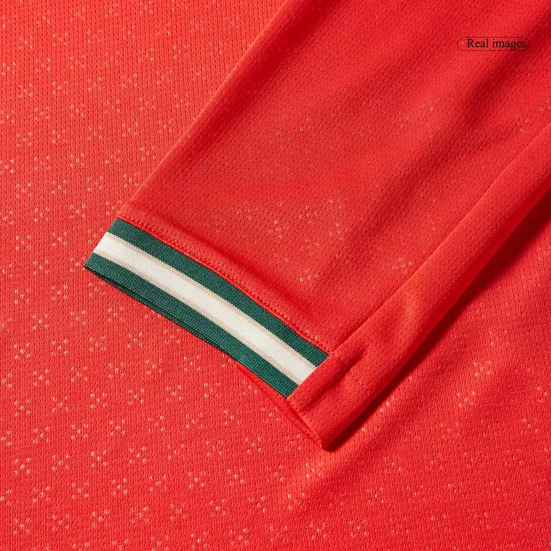 Portugal Soccer Jersey Home Long Sleeve Custom Shirt 2025