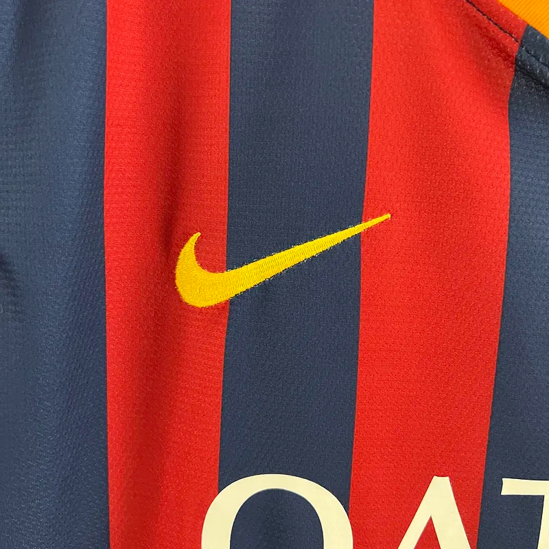 Barcelona Retro Jersey Home Soccer Shirt 2013-14