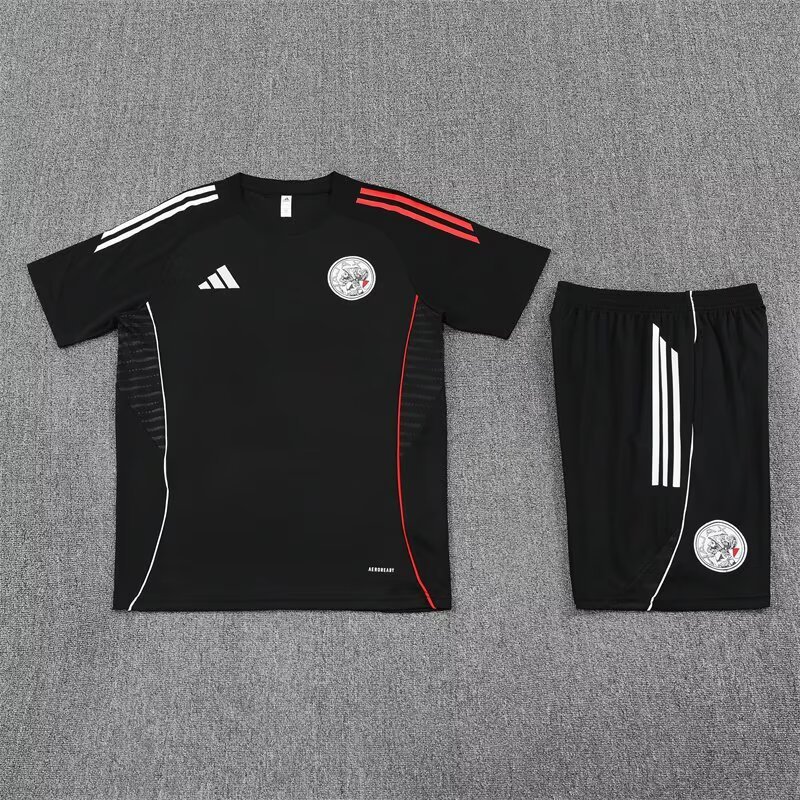 Ajax Training Jersey Kit Black 2025/26