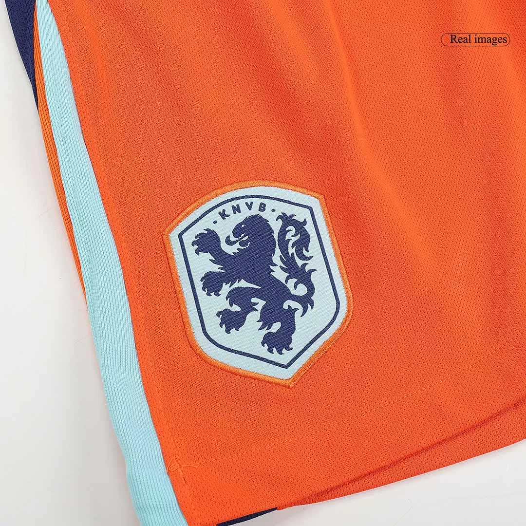 Netherlands Soccer Jersey Home Custom Shorts EURO 2024