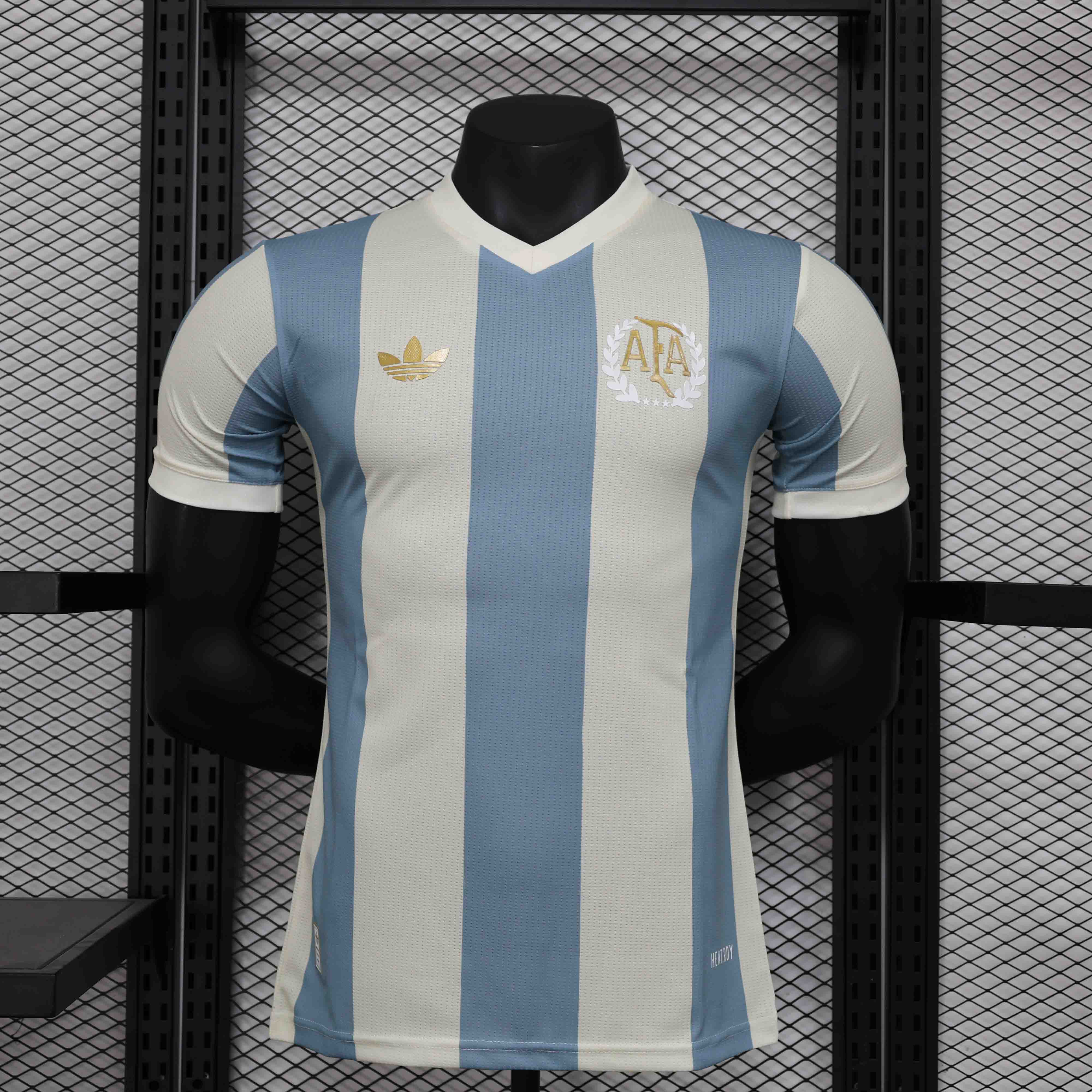Argentina Authentic Soccer Jersey Shirt 2024 50th Anniversary