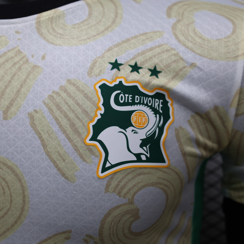Ivory Coast Authentic Soccer Jersey Away Shirt 2024