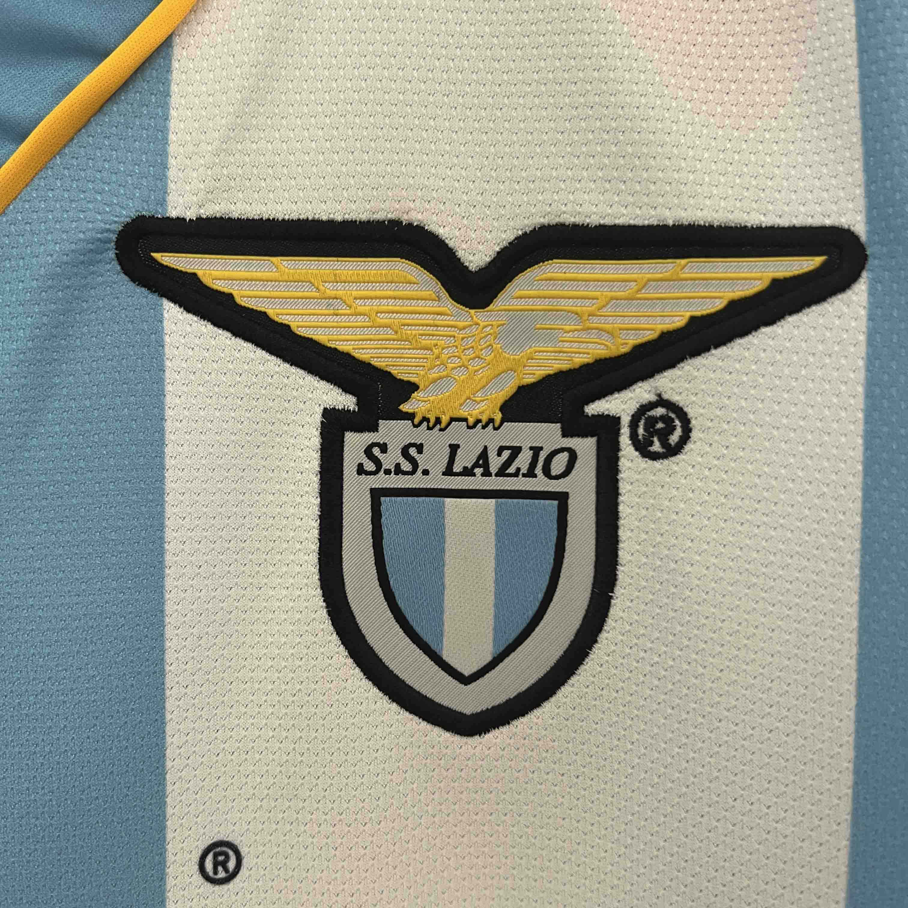 Lazio Retro Soccer Jersey Home Custom Shirt 1999-00