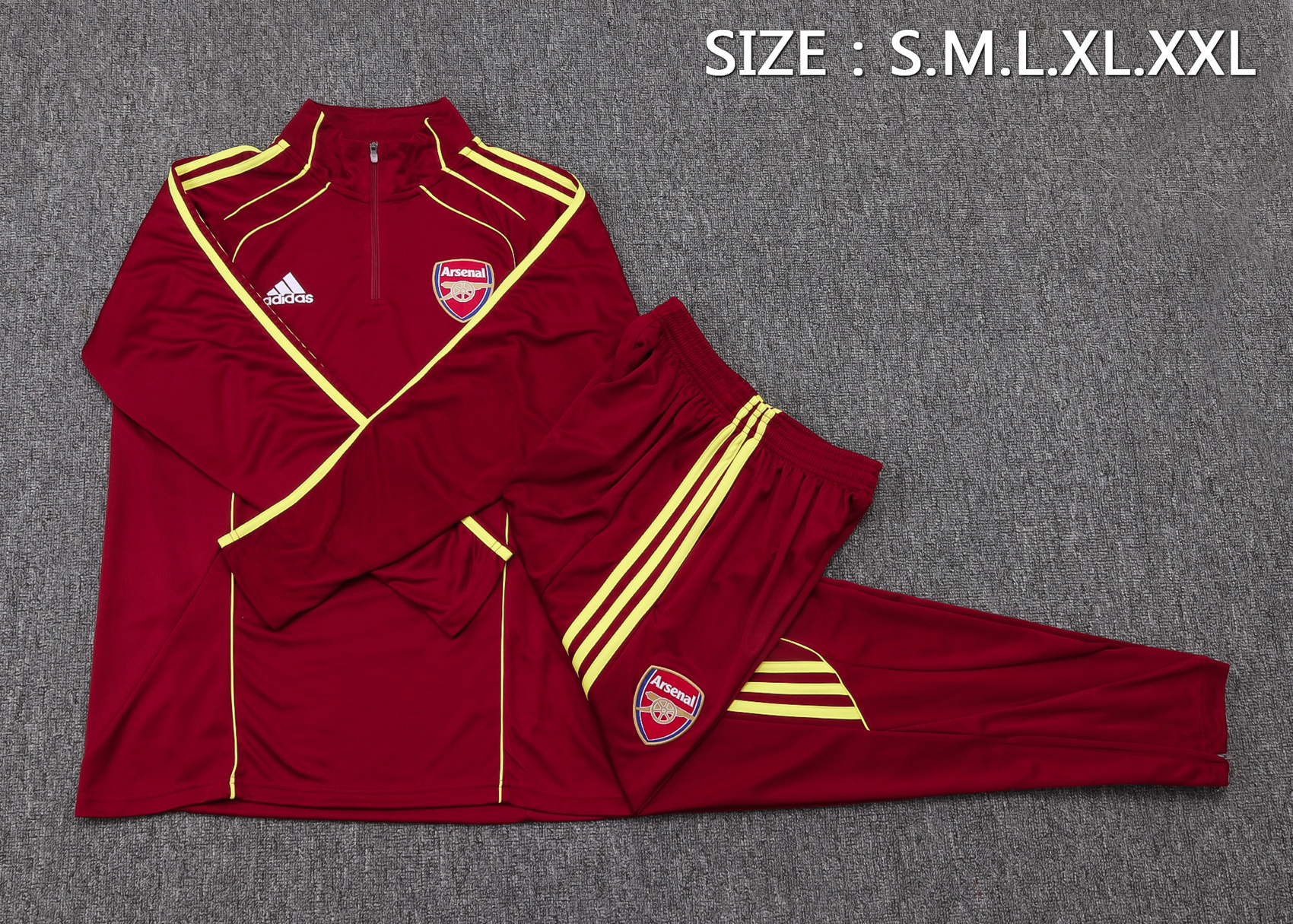 Arsenal Training Kit (Sweatshirt+Pants) Red 2025/26
