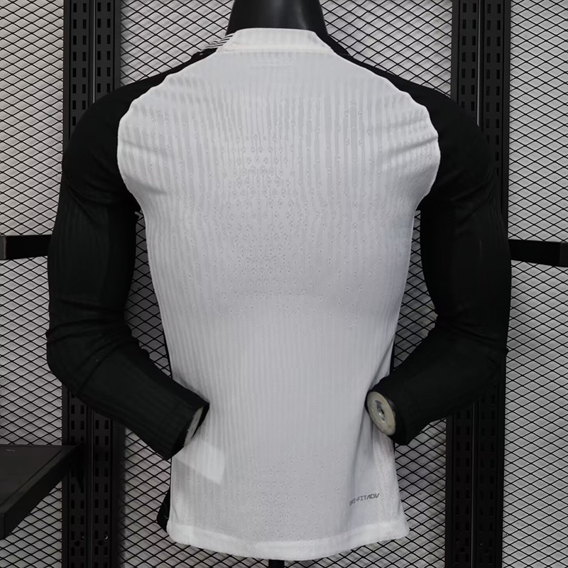 Corinthians Authentic Soccer Jersey Home Long Sleeve Shirt 2025