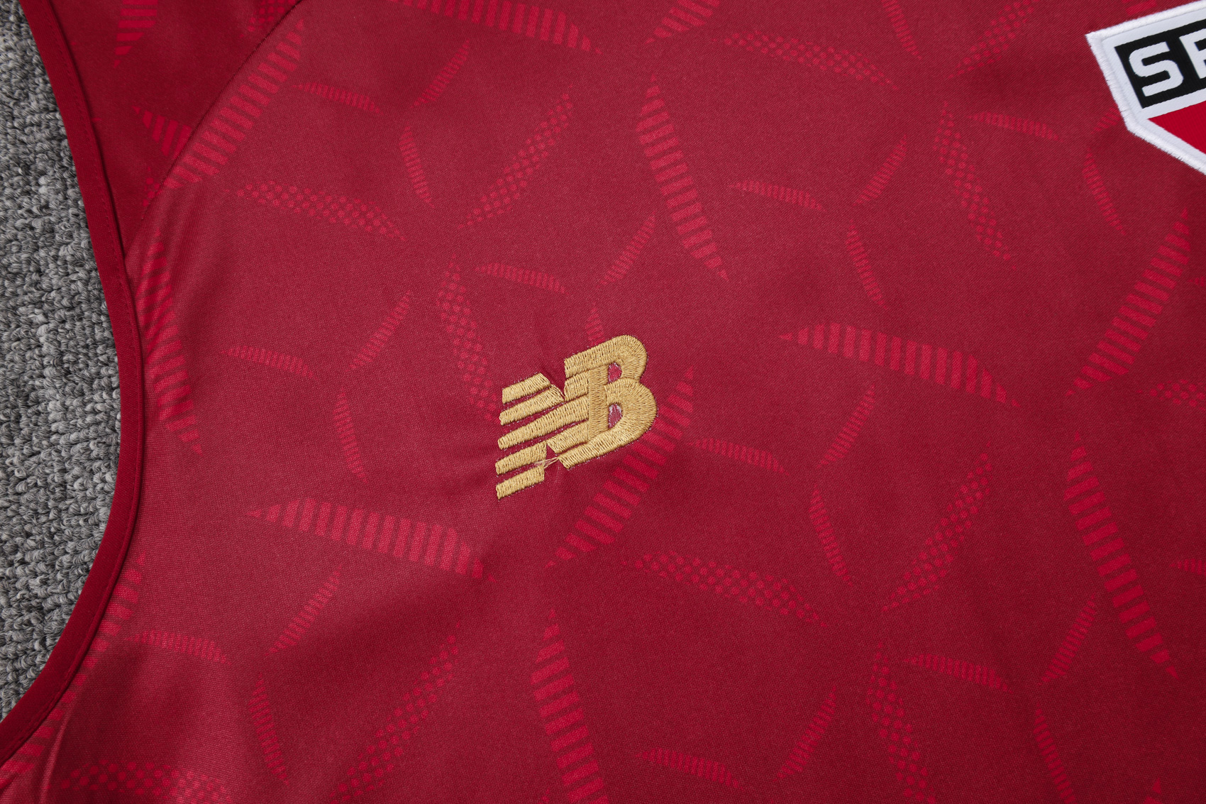 Sao Paulo FC Sleeveless Training Kit Red 2025