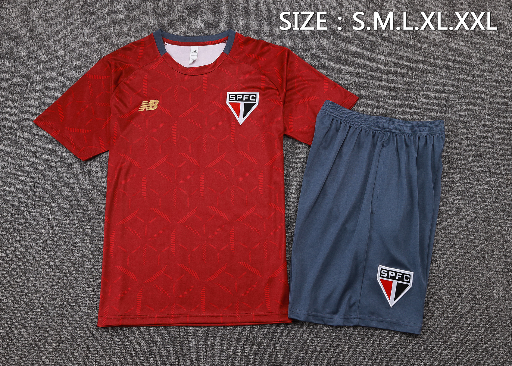 Sao Paulo FC Training Jersey Kit Red 2025