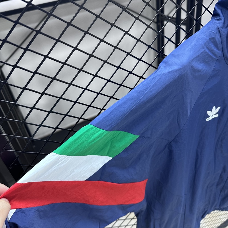 Italy Windbreaker Jacket Blue 2025