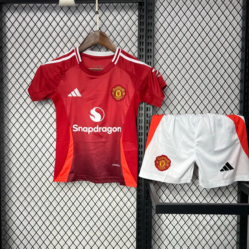 Manchester United Home Kids Kit Jersey+Shorts 2024/25