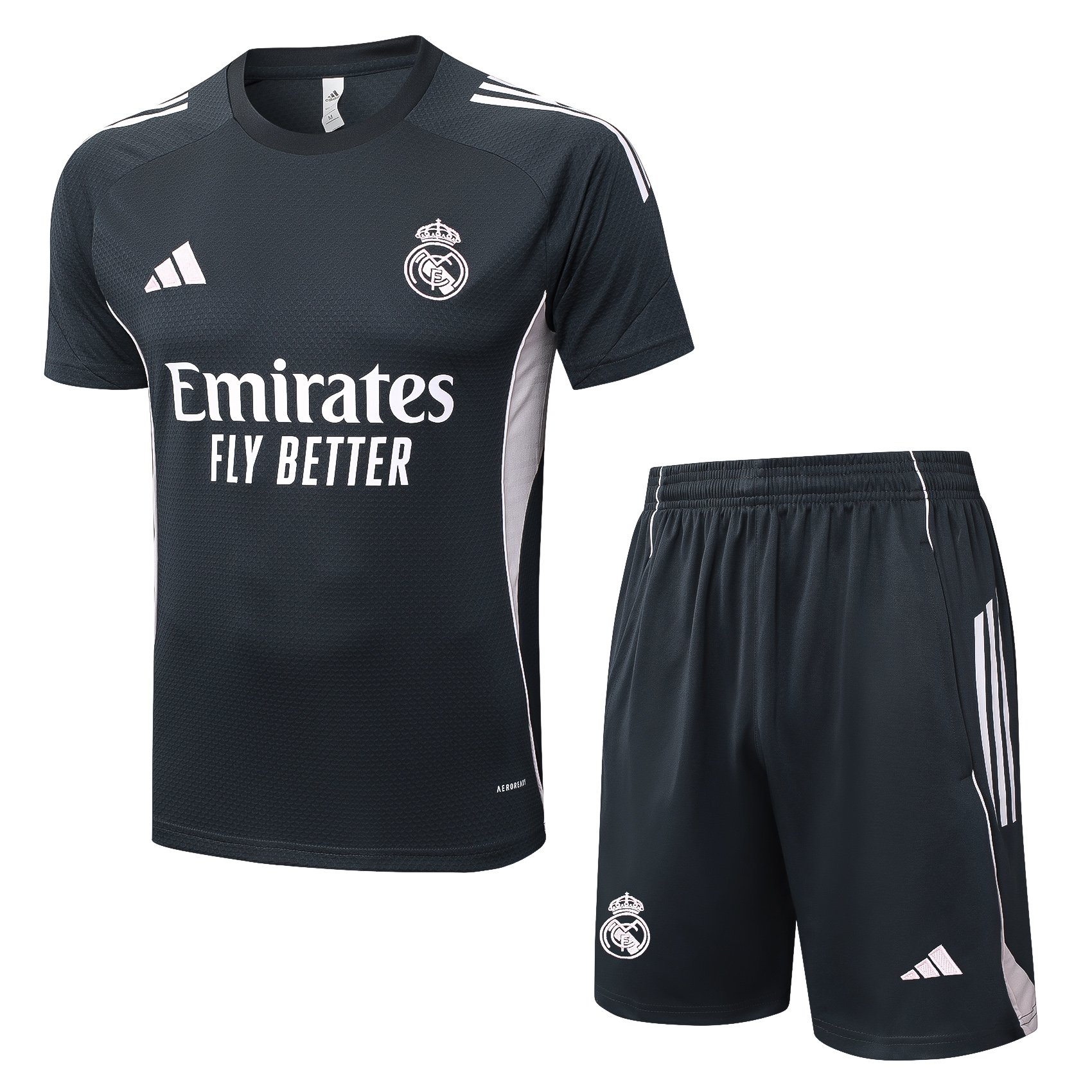 Real Madrid Training Jersey Kit Gray 2025/26