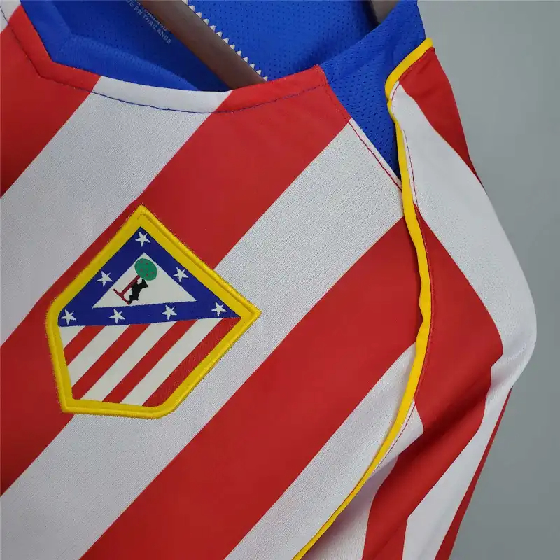 Atletico Madrid Retro Soccer Jersey Home Shirt 2004/05
