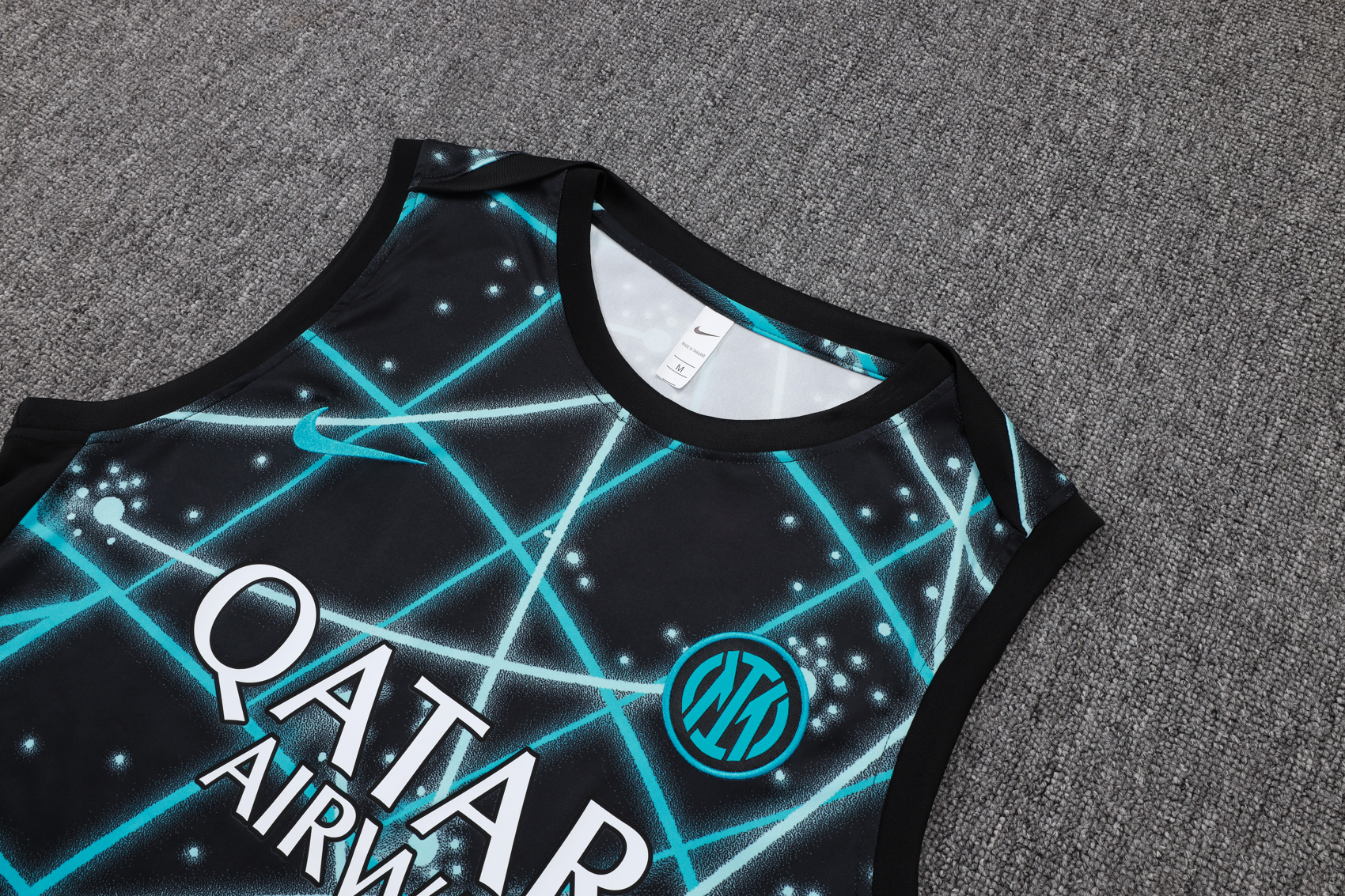 Inter Milan Sleeveless Training Kit Black&Blue 2025/26