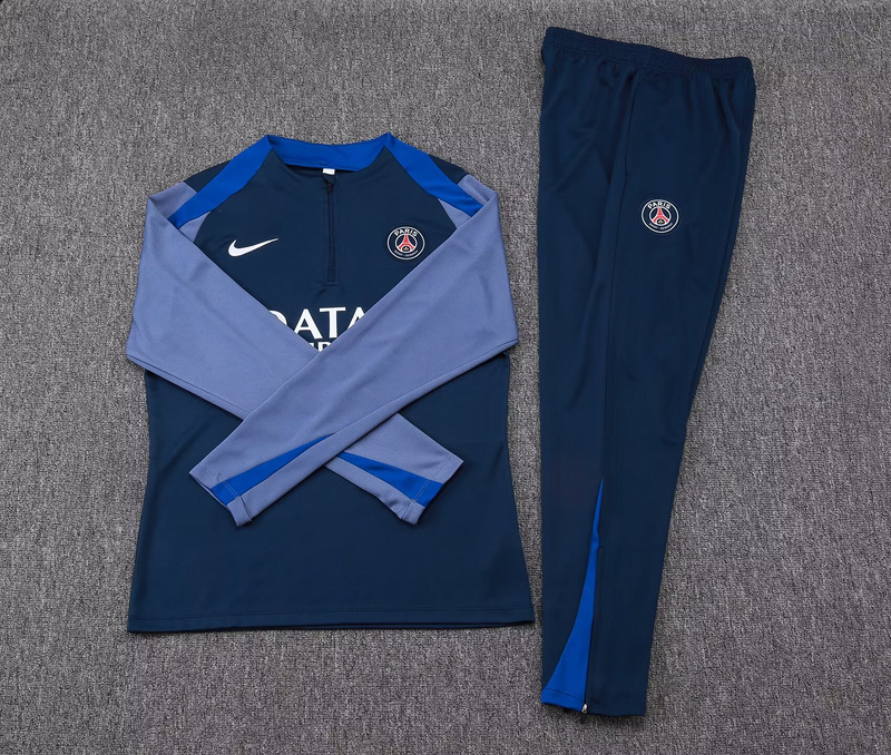 PSG Training Kit (Sweatshirt+Pants) Navy&Blue 2025/26