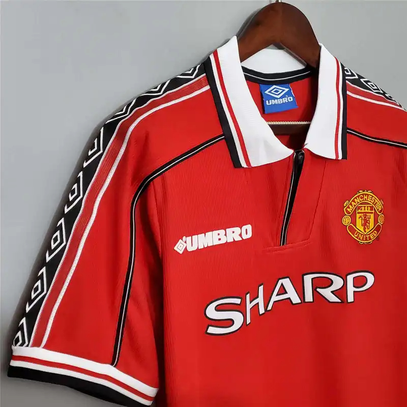 Manchester United Retro Home Football Jersey Shirt 1998/99
