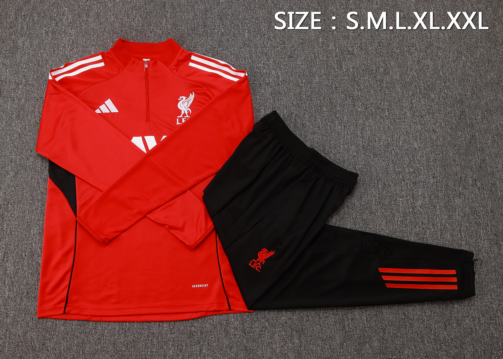 Liverpool Training Kit (Sweatshirt+Pants) Red 2025/26