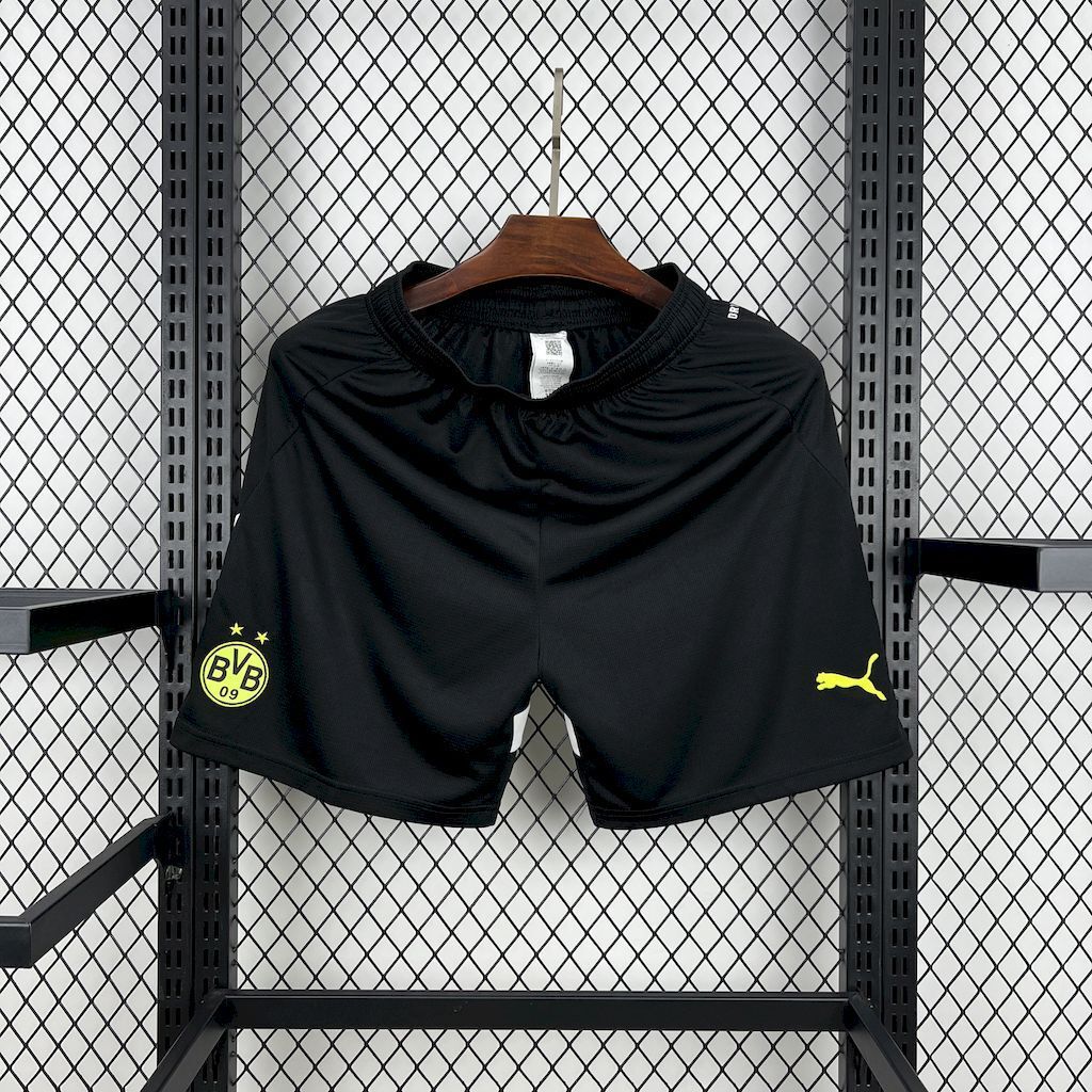 Borussia Dortmund Black Custom Shorts 2025/26