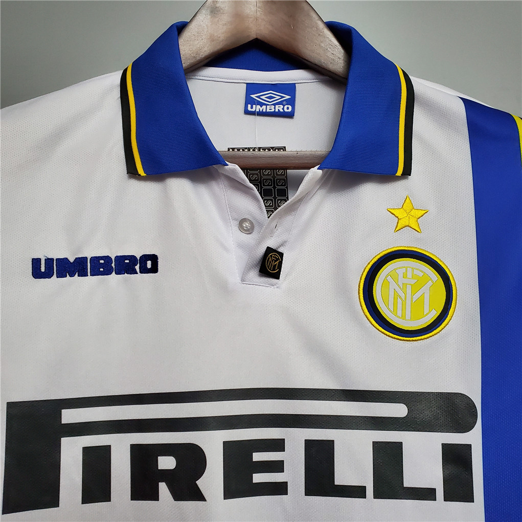Inter Milan Jersey Custom Away Soccer Jersey 1997/98