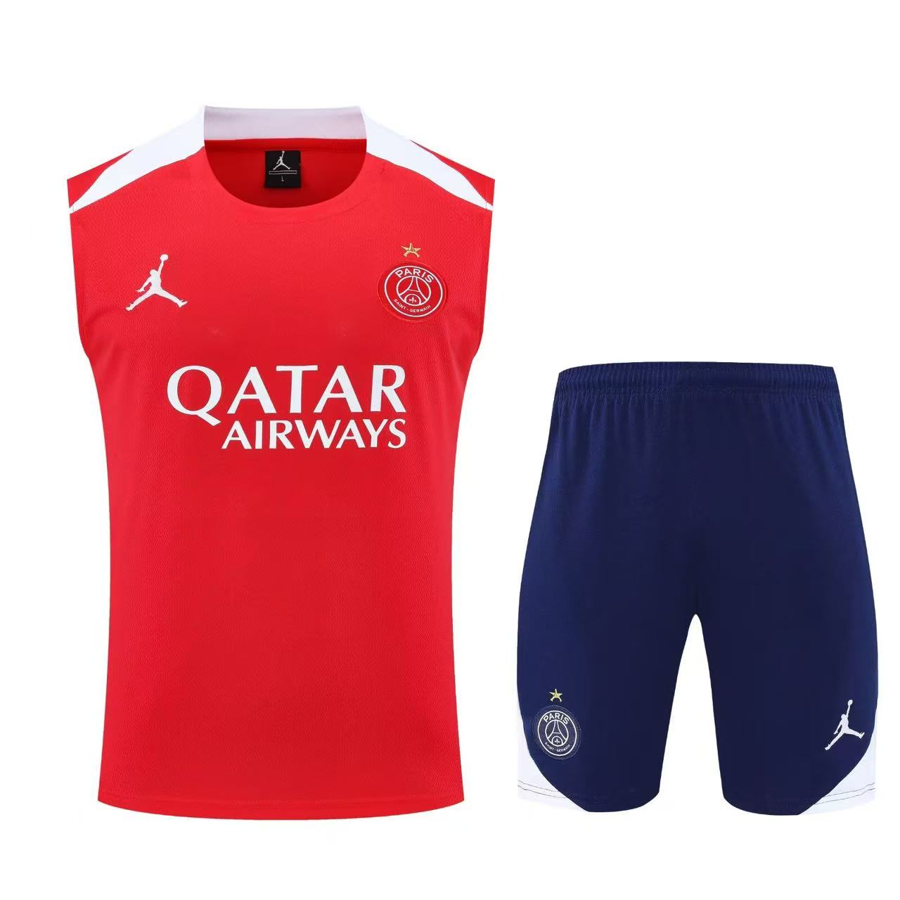 PSG Sleeveless Training Kit Red 2025/26