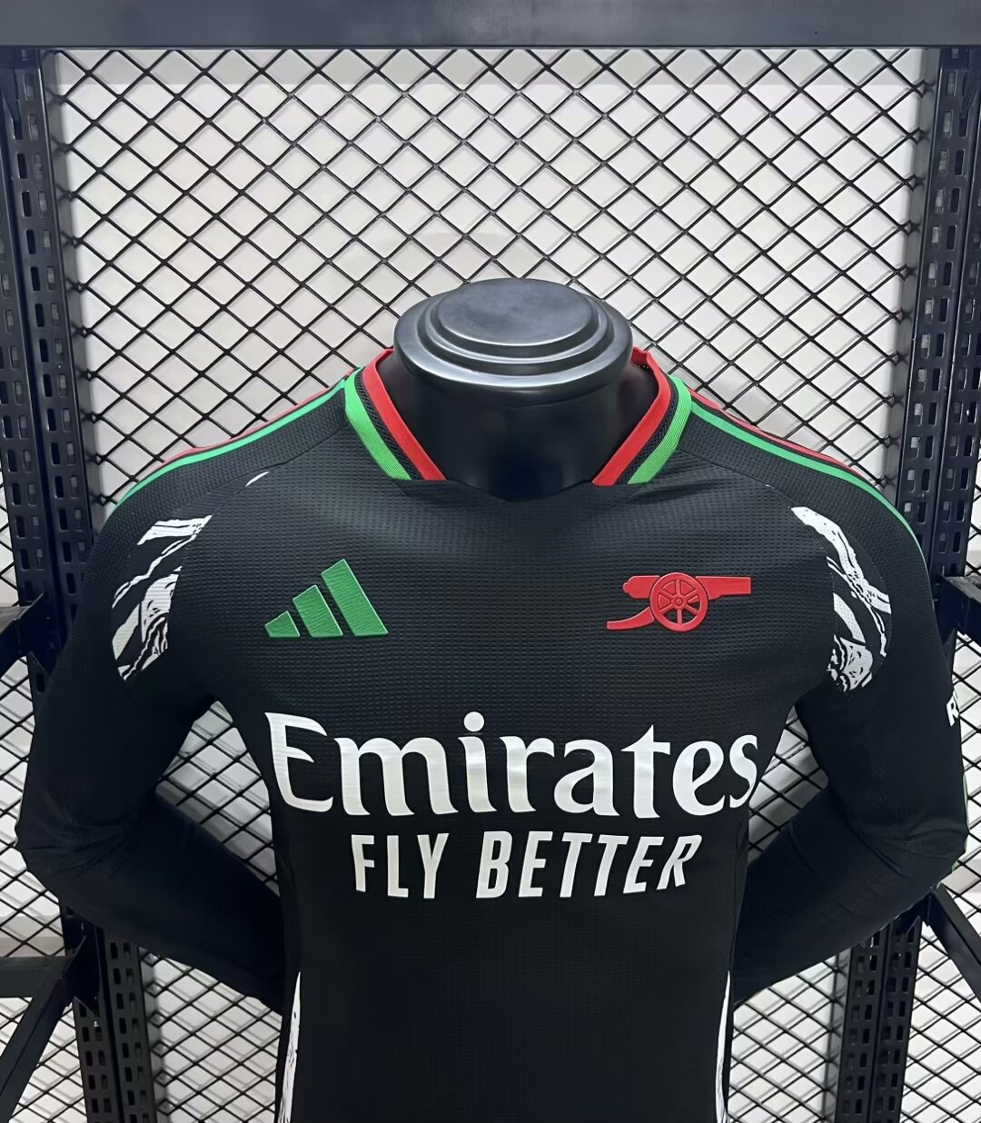 Arsenal Soccer Jersey Away Authentic Long Sleeve Shirt 2024/25