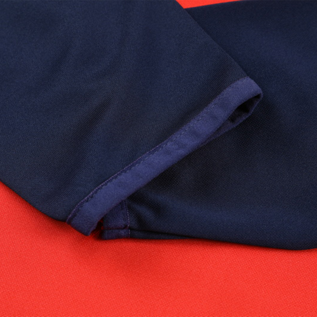 Manchester United 1/2 Zipper Sweat Kit (Top+Pants) Red 2024/25