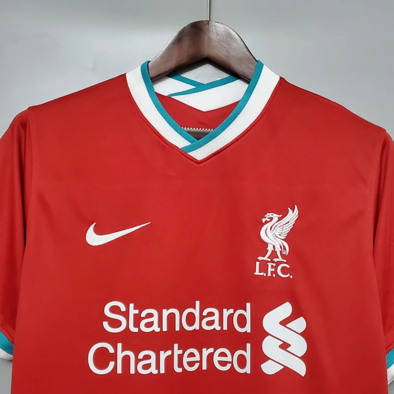 Liverpool Retro Football Jersey Home Custom Shirt 2020/21