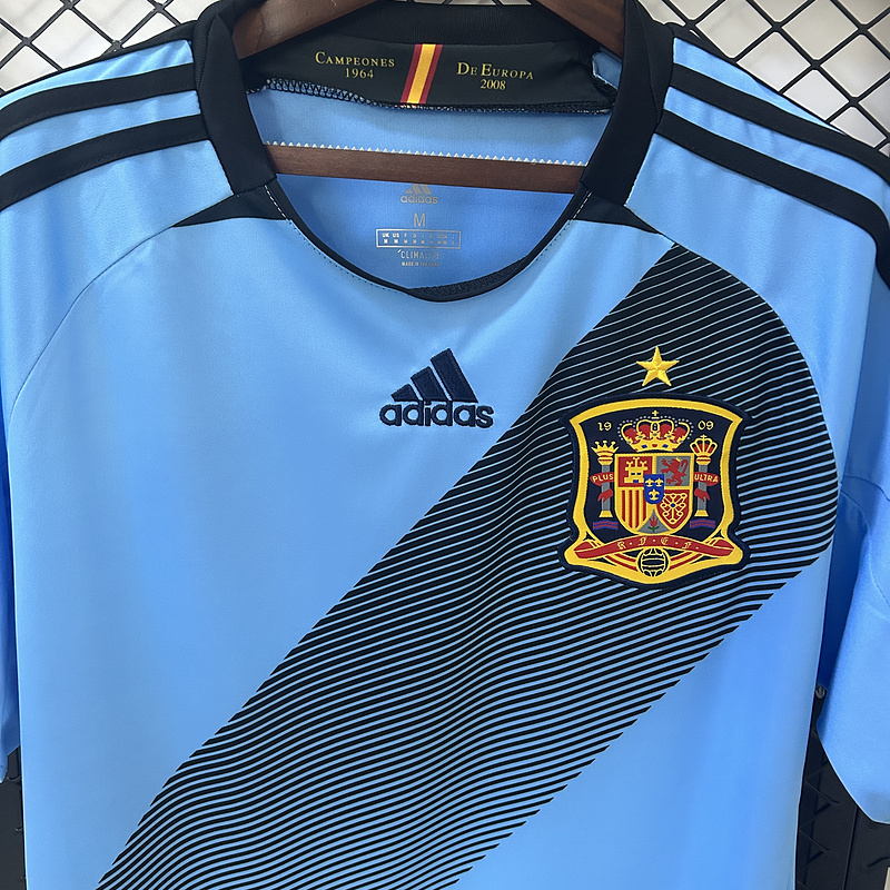 Spain Retro Soccer Jersey Away Custom Shirt 2012