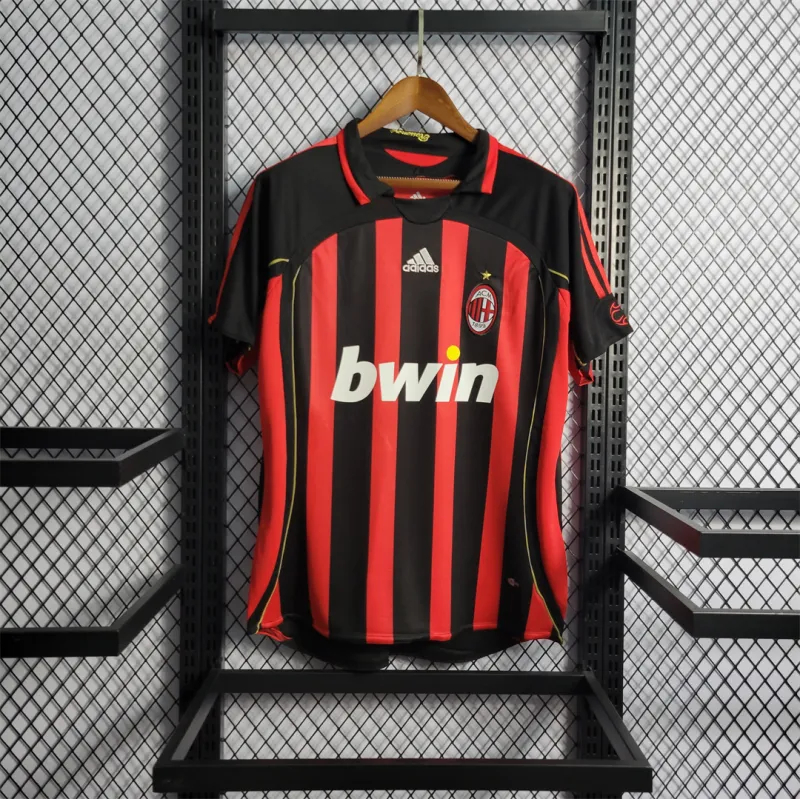 AC Milan Retro Soccer Jersey Home Custom Shirt 2006/07