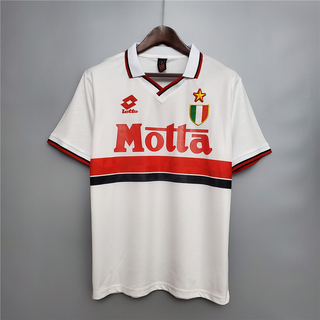 AC Milan Retro Soccer Jersey Away Custom Shirt 1993/94