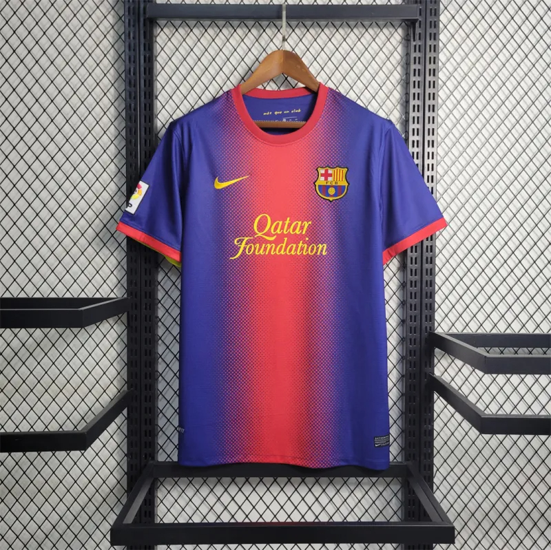 Barcelona Retro Jersey Home Soccer Shirt 2012-13