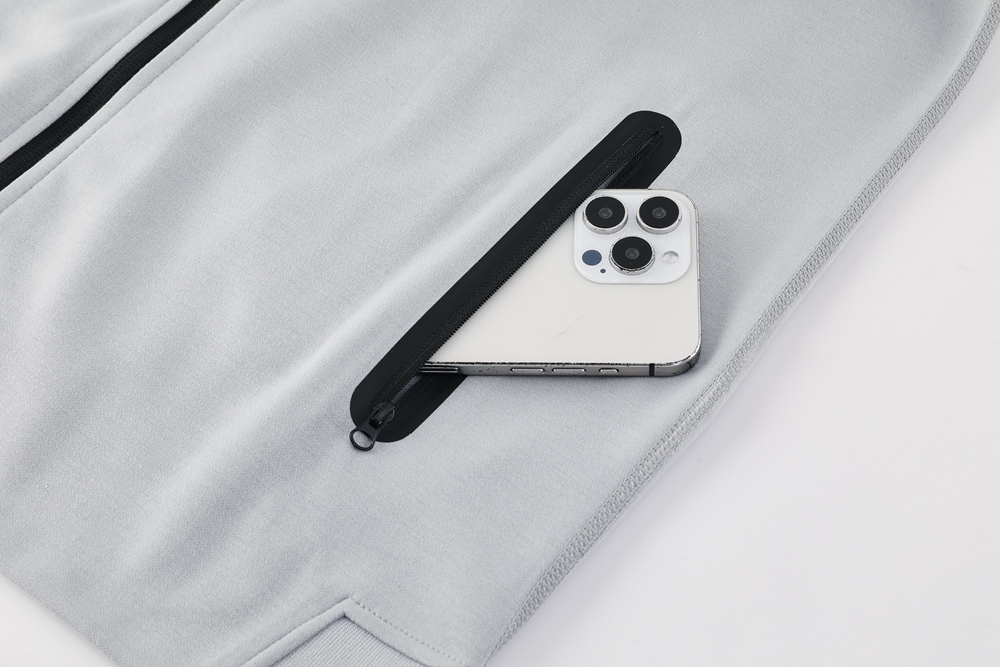 Barcelona Hoodie Training Kit (Jacket+Pants) Grey 2025/26