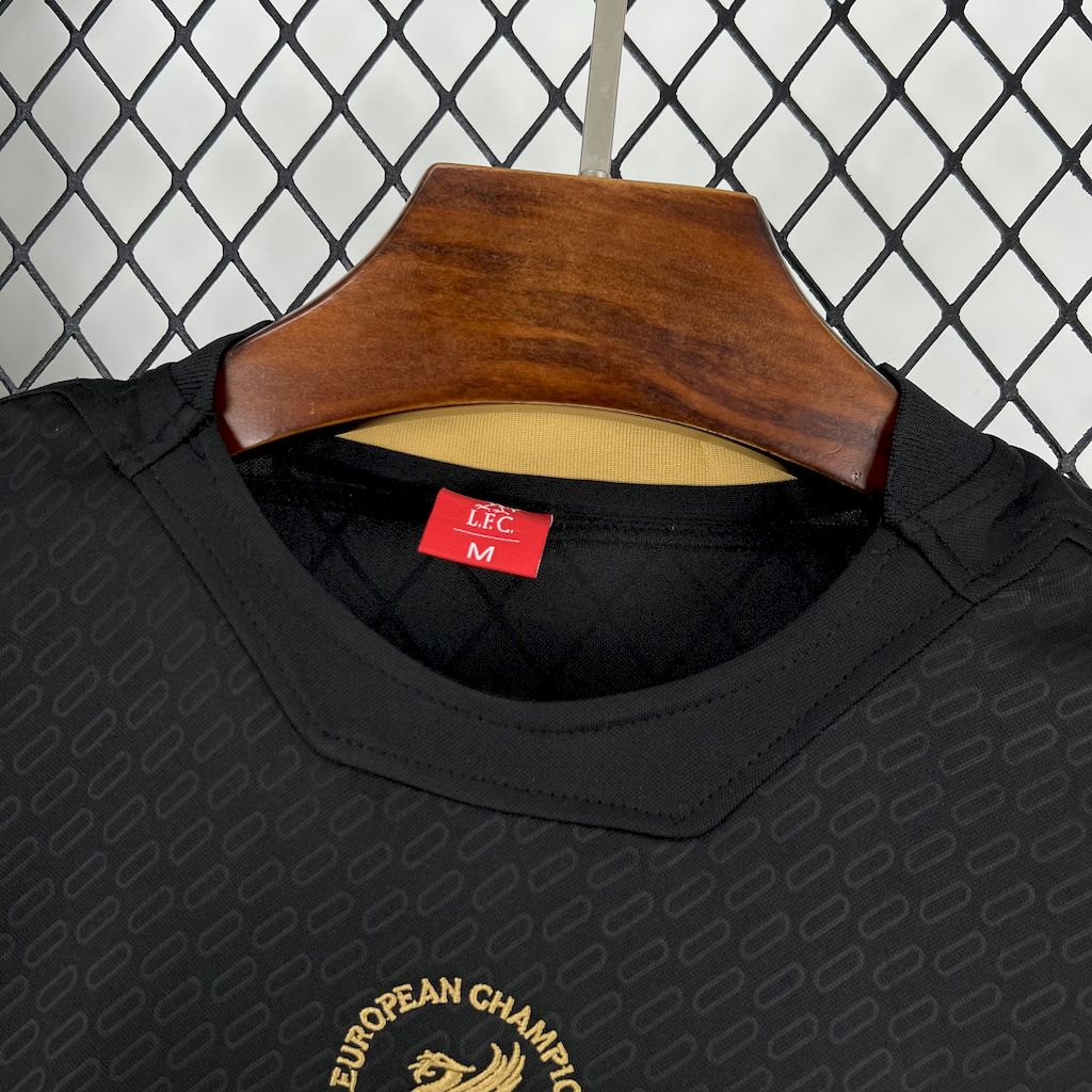 Liverpool Football Jersey 20th Anniversary Istanbul Black Custom Shirt 2025/26