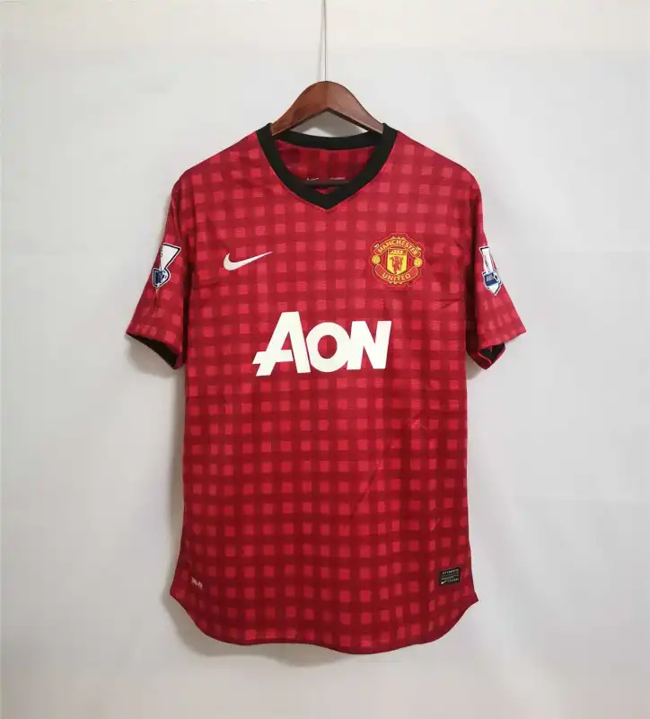 Manchester United Retro Home Football Jersey Shirt 2012/13