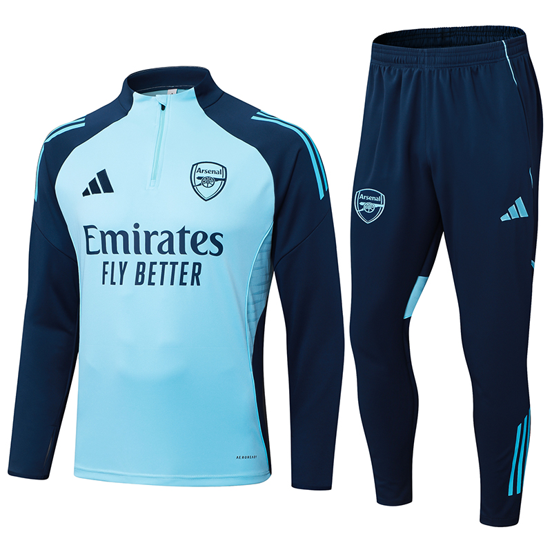 Arsenal Training Kit (Sweatshirt+Pants) Light Blue 2025/26