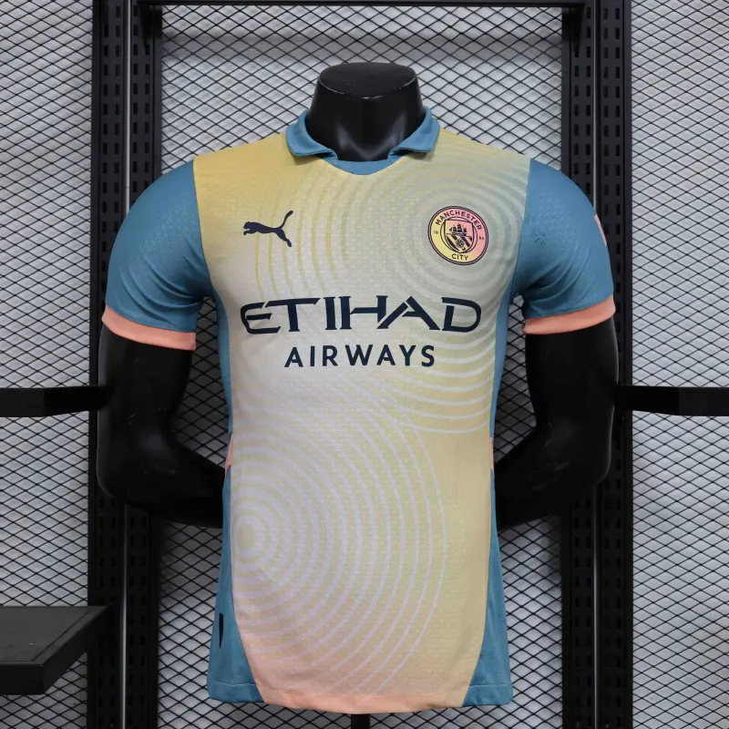 Manchester City Authentic Fourth Away Football Jersey Shirt 2024/25