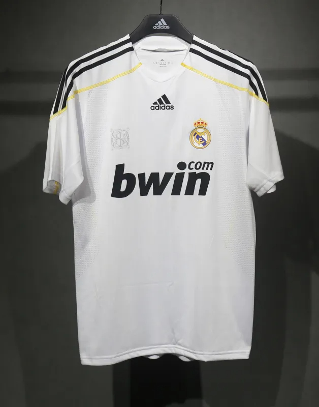 Real Madrid Authentic Retro Jersey Home Soccer Shirt 2009/10
